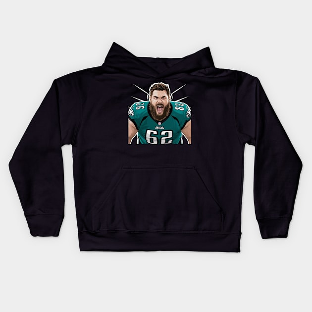 KELCE CHIEFS Kids Hoodie by Aldrvnd